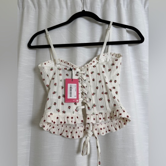 Edikted Floral Corset Top & Mini Skirt Matching Festival Set | NWT Size S & XS - Picture 11 of 17
